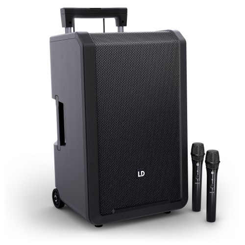 LD Systems ANNY  12 HHD2 B5 12calowy głośnik Bluetooth PA z akumulatorem mikserem mikrofonami