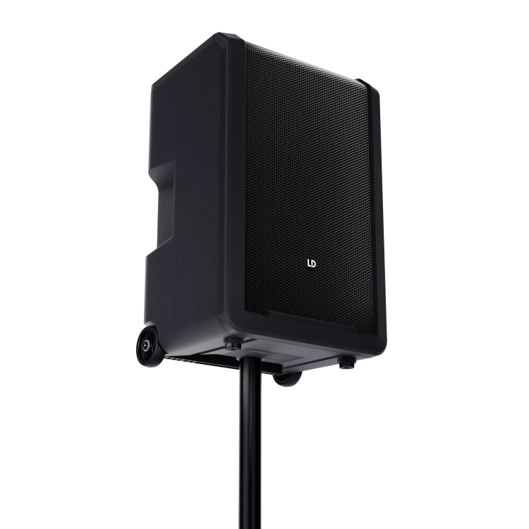 LD Systems ANNY 10 HHD 2 B5 głośnik Bluetooth PA z akumulatorem mikserem i 2x mikrofonem bezprzewodowym
