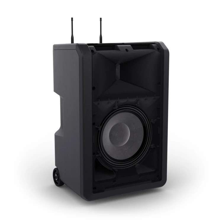 LD Systems ANNY 10 HHD 2 B5 głośnik Bluetooth PA z akumulatorem mikserem i 2x mikrofonem bezprzewodowym