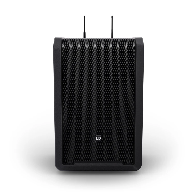 LD Systems ANNY 10 HHD 2 B5 głośnik Bluetooth PA z akumulatorem mikserem i 2x mikrofonem bezprzewodowym