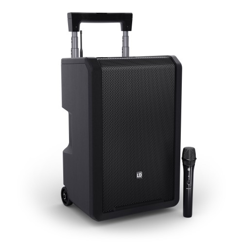 LD Systems ANNY 10 HHD B5 głośnik Bluetooth PA z akumulatorem mikserem i 1x mikrofonem bezprzewodowym