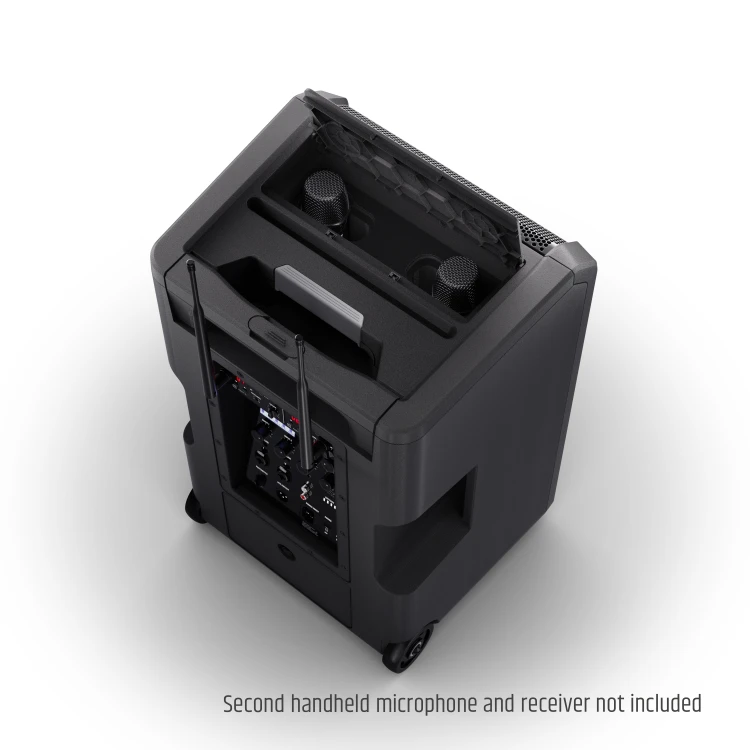 LD Systems ANNY 10 HHD B5 głośnik Bluetooth PA z akumulatorem mikserem i 1x mikrofonem bezprzewodowym