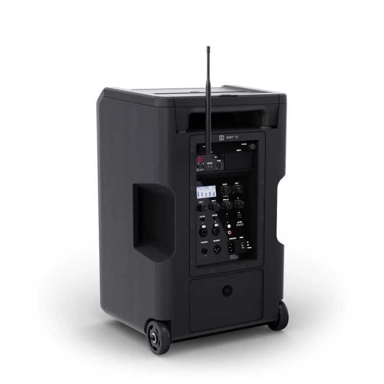 LD Systems ANNY 10 HHD B5 głośnik Bluetooth PA z akumulatorem mikserem i 1x mikrofonem bezprzewodowym