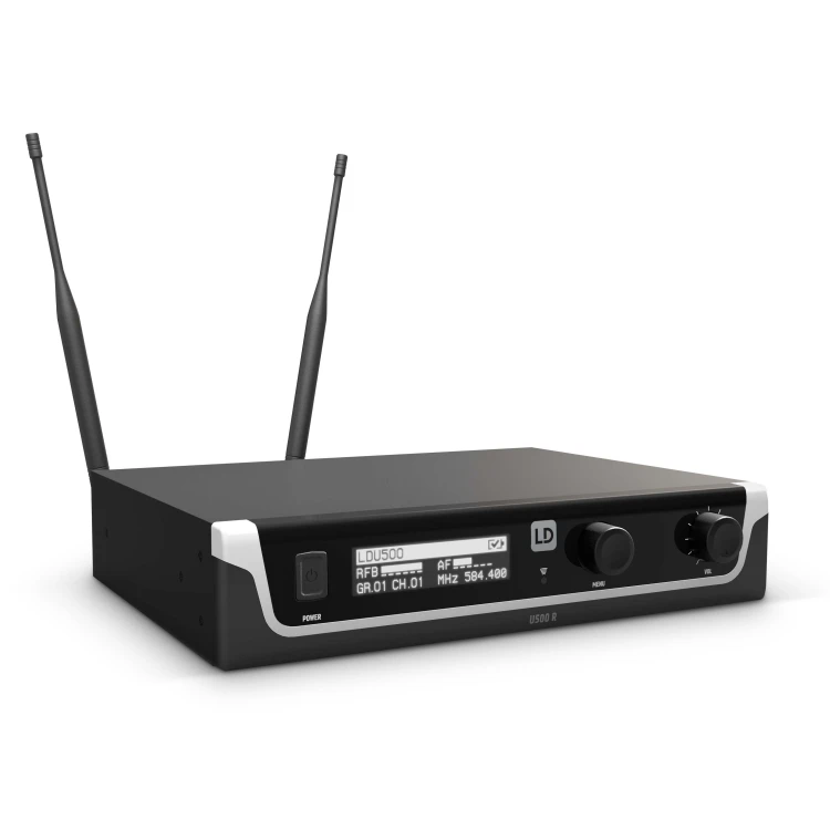 LD Systems U505 BPG bezprzewodowy system mikrofonowy bodypack i kablem gitarowym  584 – 608 MHz