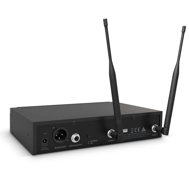 LD Systems U505 BPG bezprzewodowy system mikrofonowy bodypack i kablem gitarowym  584 – 608 MHz