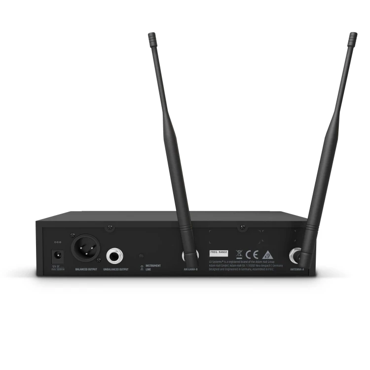 LD Systems U505 BPG bezprzewodowy system mikrofonowy bodypack i kablem gitarowym  584 – 608 MHz