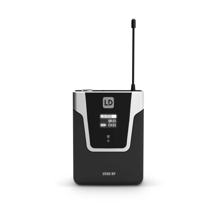 LD Systems U505 BPG bezprzewodowy system mikrofonowy bodypack i kablem gitarowym  584 – 608 MHz