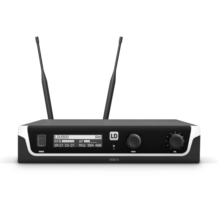 LD Systems U505 HHD bezprzewodowy system mikrofonowy z mikrofonem ręcznym  584 – 608 MHz.