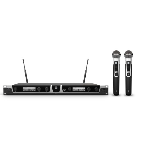 LD Systems U505 HHD2 Dual bezprzewodowy system mikrofonowy z ręcznym mikrofonem x 2