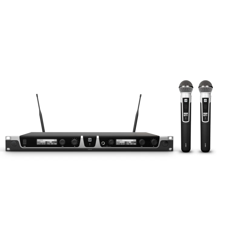 LD Systems U505 HHD2 Dual bezprzewodowy system mikrofonowy z ręcznym mikrofonem x 2
