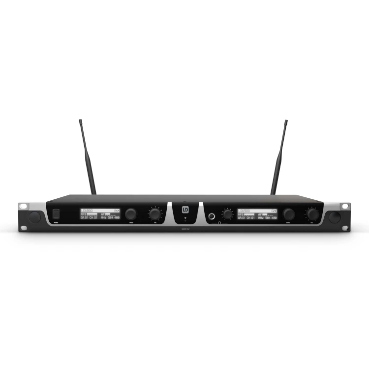 LD Systems U505 HHD2 Dual bezprzewodowy system mikrofonowy z ręcznym mikrofonem x 2