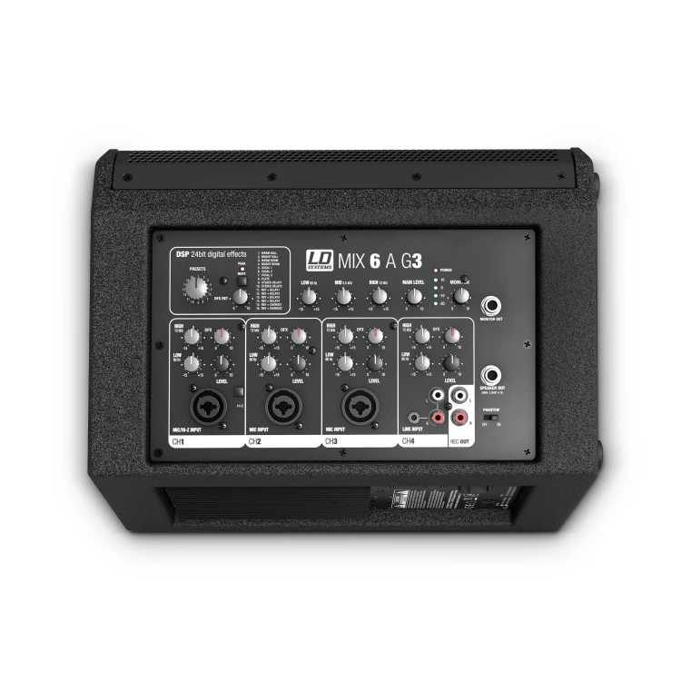 LD Systems MIX 6 A G3  aktywny głośnik PA z mikserem