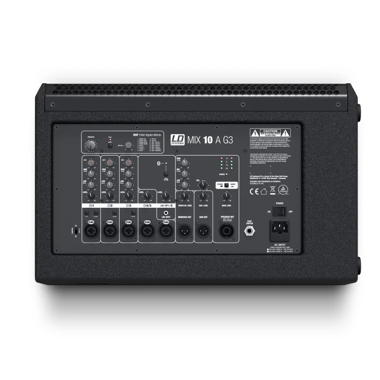 LD Systems MIX 10 A G3 aktywny głośnik PA z mikserem