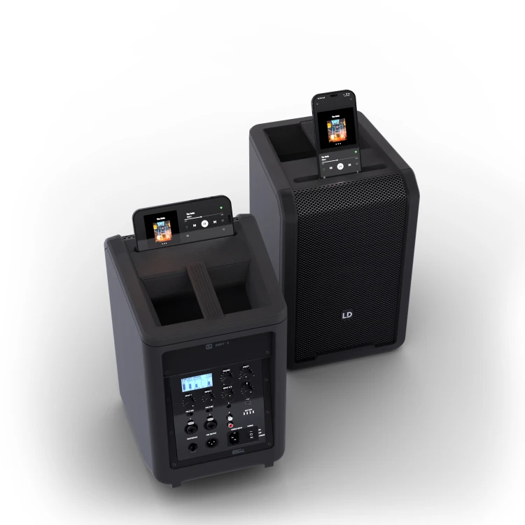 LD Systems ANNY 8 BK głośnik Bluetooth® PA z mikserem