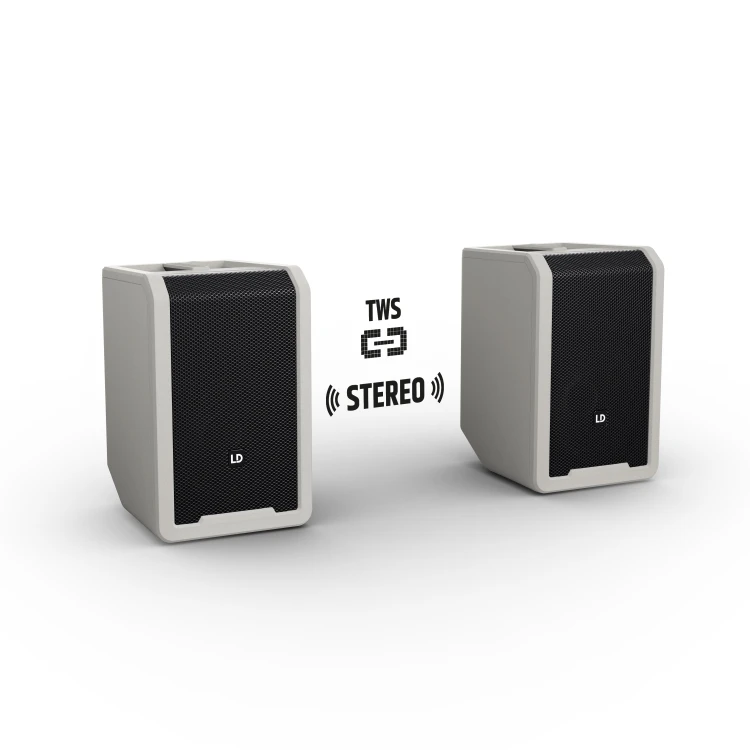 LD Systems ANNY 8 G głośnik Bluetooth® PA z mikserem Urban Grey