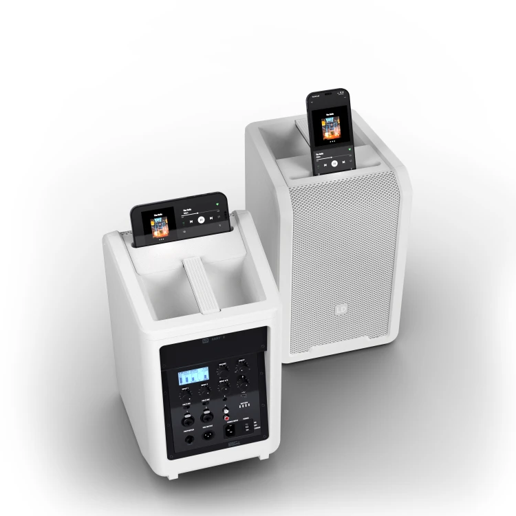 LD Systems ANNY 8 WH głośnik Bluetooth® PA z mikserem Pure White
