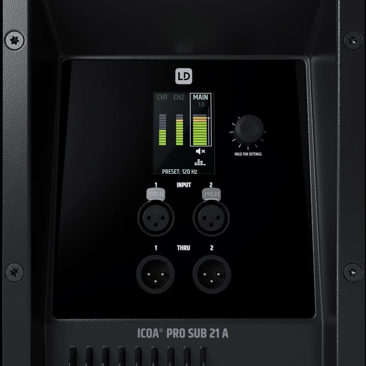 LD Systems ICOA SUB 21 A PRO 21" subwoofer PA z zasilaniem bas-refleksowym