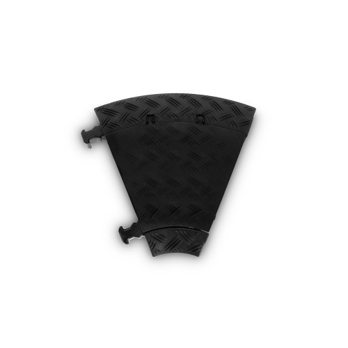 ADAM HALL 85210L2 BLK Osłona kabla 3 kanały | czarny | zakrzywienie 45 w lewo | średnie obciążenie | wysokość 5cm
