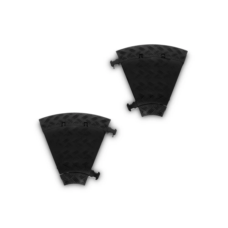 ADAM HALL 85210L2 BLK Osłona kabla 3 kanały | czarny | zakrzywienie 45 w lewo | średnie obciążenie | wysokość 5cm
