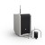 LD Systems ANNY 8 BPH B5 G głośnik Bluetooth® PA z mikserem i jednym mikrofonem nagłownym (wraz z body pack) Urban Grey