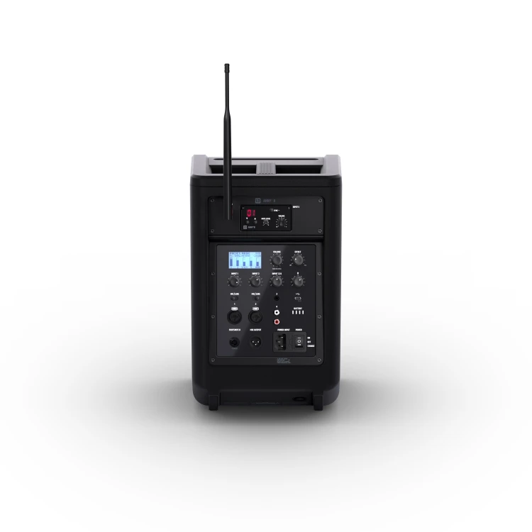 LD Systems ANNY 8 BPH B5 BK głośnik Bluetooth® PA z mikserem i jednym mikrofonem nagłownym (wraz z body pack) Stage Black