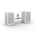 LD Systems ANNY 8 HHD B5 WH głośnik Bluetooth® PA z mikserem i jednym bezprzewodowym mikrofonem ręcznym Pure White
