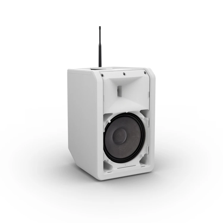 LD Systems ANNY 8 HHD B5 WH głośnik Bluetooth® PA z mikserem i jednym bezprzewodowym mikrofonem ręcznym Pure White