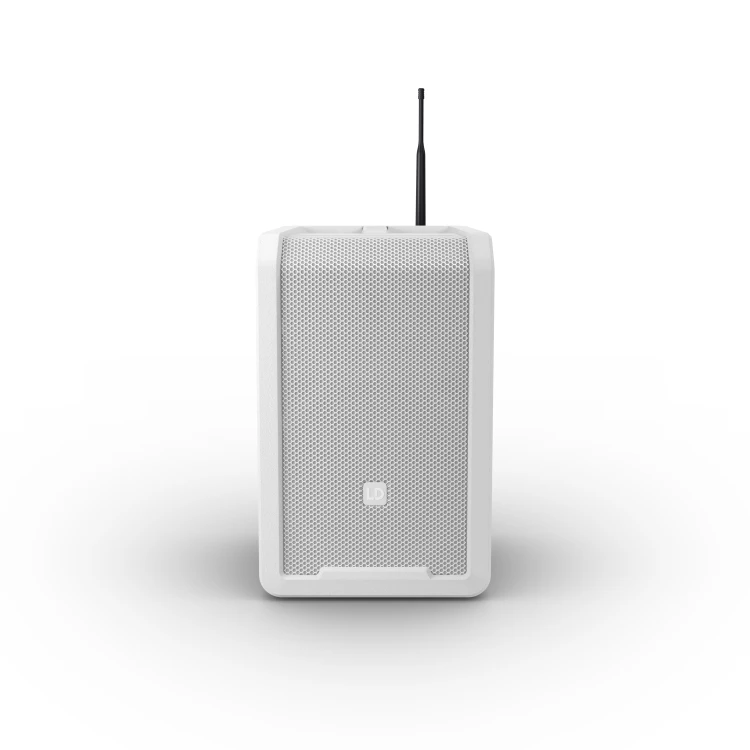LD Systems ANNY 8 HHD B5 WH głośnik Bluetooth® PA z mikserem i jednym bezprzewodowym mikrofonem ręcznym Pure White
