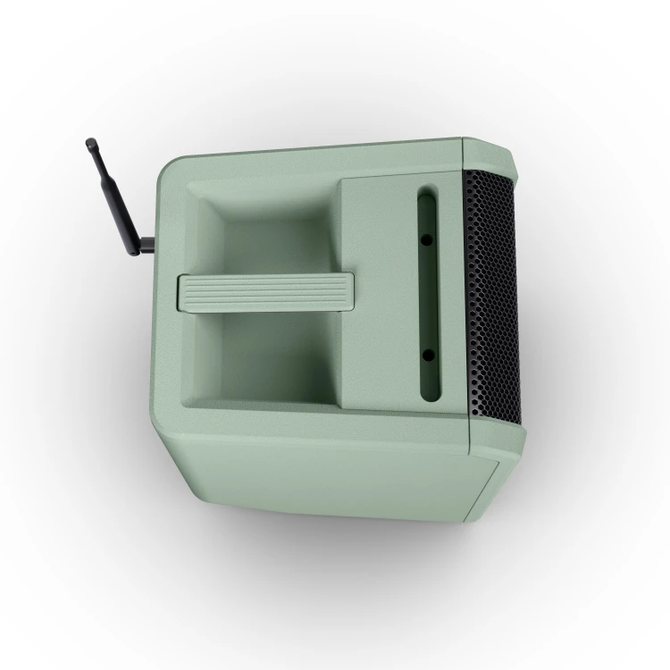 LD Systems ANNY 8 HHD B5 GN głośnik Bluetooth® PA z mikserem i jednym bezprzewodowym mikrofonem ręcznym Adventure Green