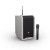 LD Systems ANNY 8 HHD B5 G głośnik Bluetooth® PA z mikserem i jednym bezprzewodowym mikrofonem ręcznym Urban Grey