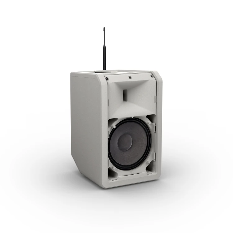 LD Systems ANNY 8 HHD B5 G głośnik Bluetooth® PA z mikserem i jednym bezprzewodowym mikrofonem ręcznym Urban Grey