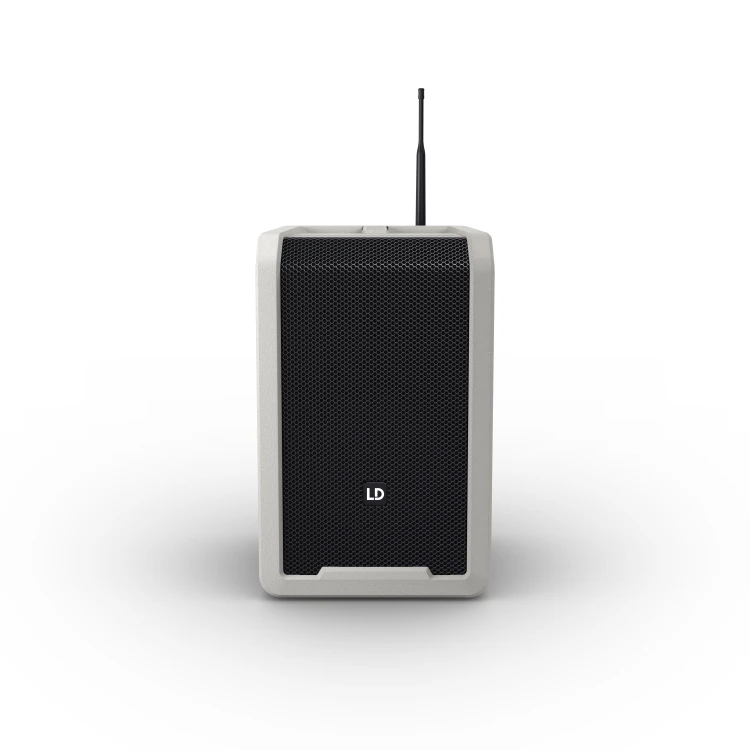 LD Systems ANNY 8 HHD B5 G głośnik Bluetooth® PA z mikserem i jednym bezprzewodowym mikrofonem ręcznym Urban Grey