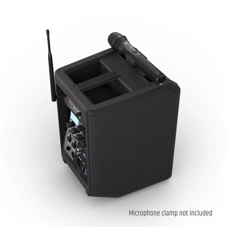 LD Systems ANNY 8 HHD B5 BK głośnik Bluetooth® PA z mikserem i jednym bezprzewodowym mikrofonem ręcznym
