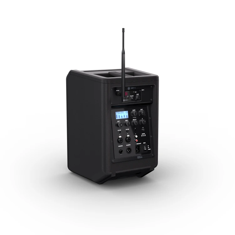 LD Systems ANNY 8 HHD B5 BK głośnik Bluetooth® PA z mikserem i jednym bezprzewodowym mikrofonem ręcznym
