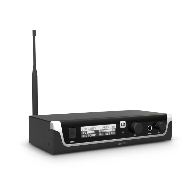 LD Systems U505 IEM BUND system do monitoringu 2 x Bodypack 584 - 608 MHz