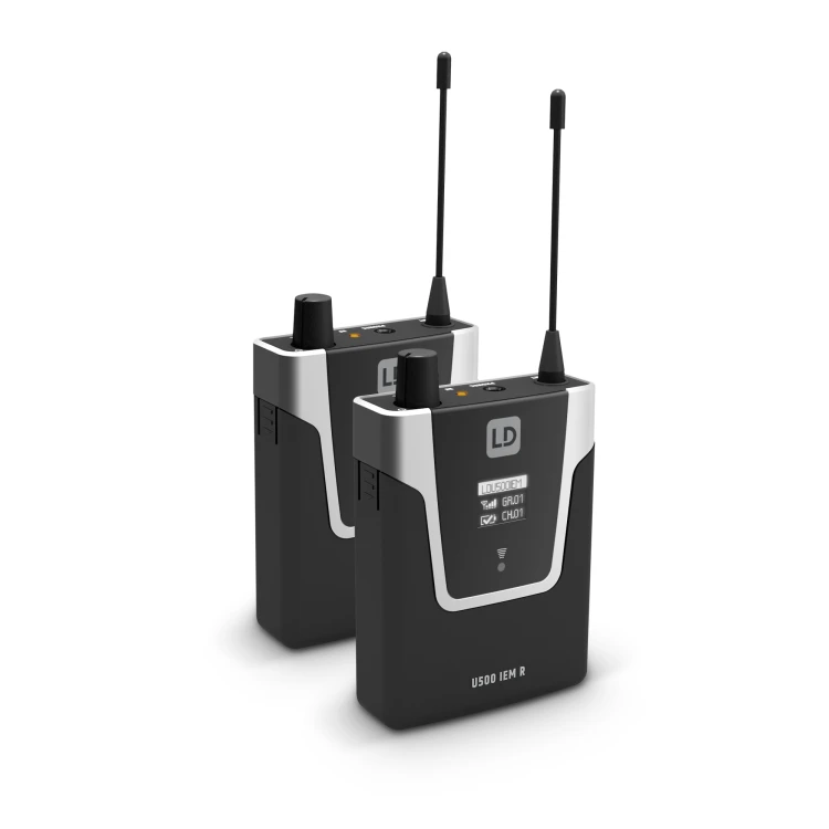 LD Systems U505 IEM BUND system do monitoringu 2 x Bodypack 584 - 608 MHz