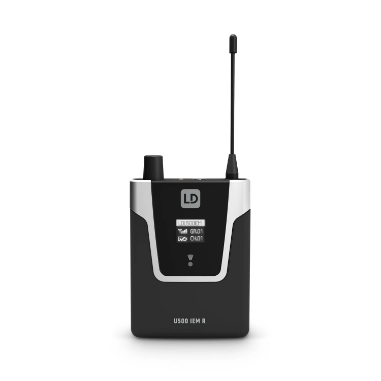 LD Systems U505 IEM HP system do monitoringu ze słuchawkami 584 - 608 MHz