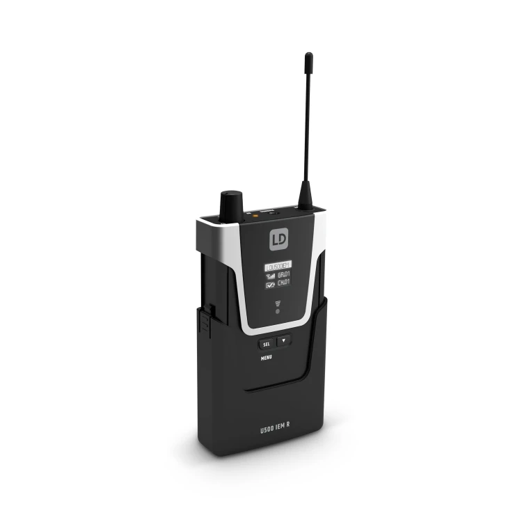 LD Systems U505 IEM HP system do monitoringu ze słuchawkami 584 - 608 MHz