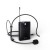 12″ przenośny system nagłośnieniowy (PA) Bluetooth® z zasilaniem akumulatorowym, mikserem i 1 × mikrofonem nagłownym ( z nadajnikiem typu bodypack)