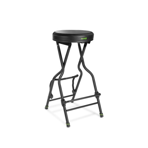 GRAVITY FG SEAT1 stołek dla muzyka ze zintegrowanym stojakiem na gitarę