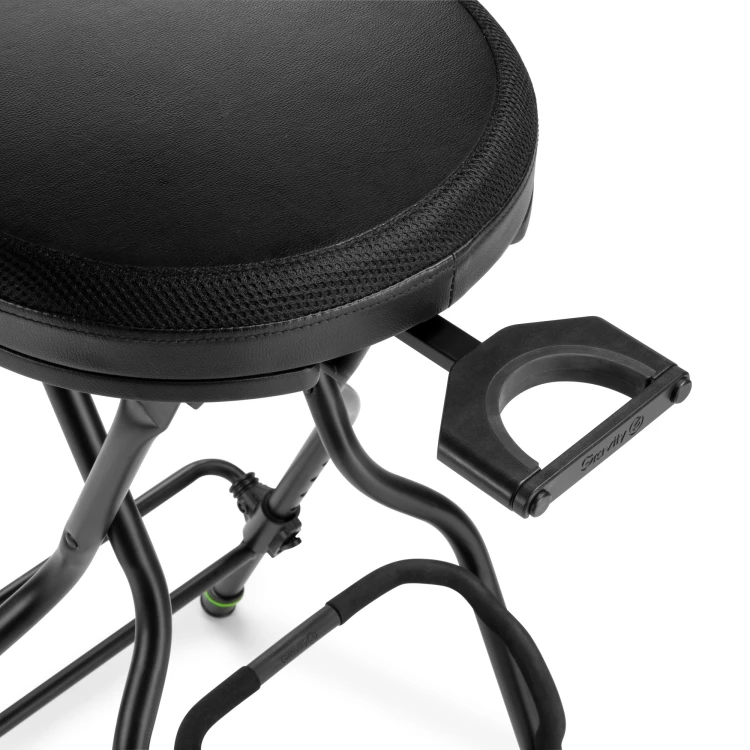 GRAVITY FG SEAT1 stołek dla muzyka ze zintegrowanym stojakiem na gitarę