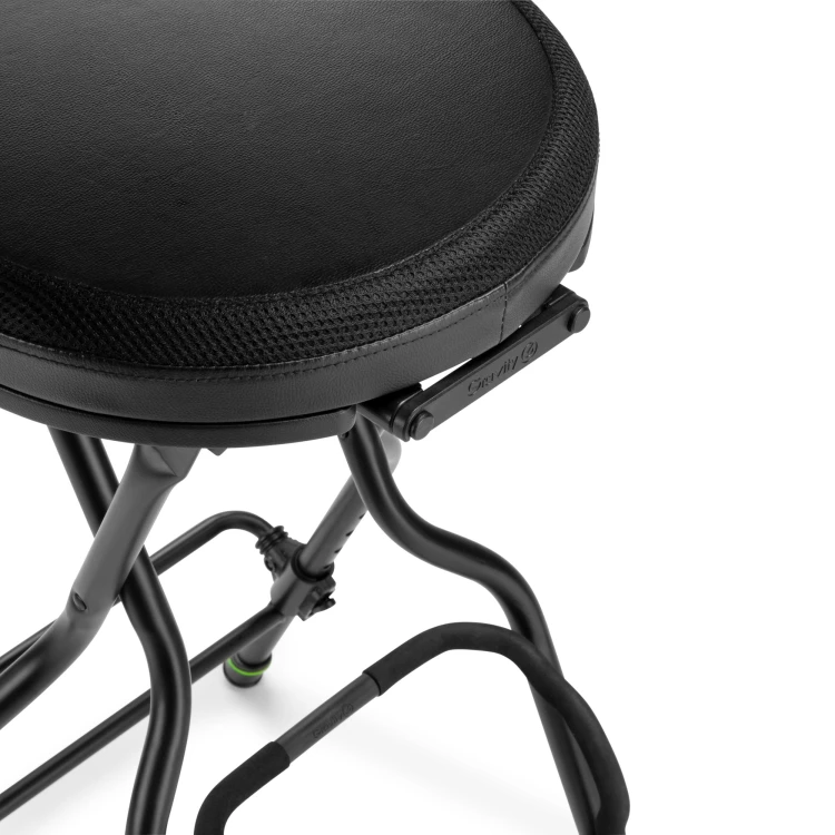 GRAVITY FG SEAT1 stołek dla muzyka ze zintegrowanym stojakiem na gitarę