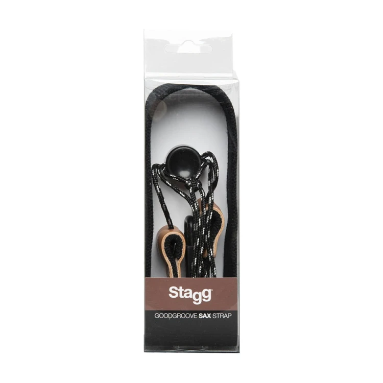 stagg-strap4-bk-pasek-saksofonowy