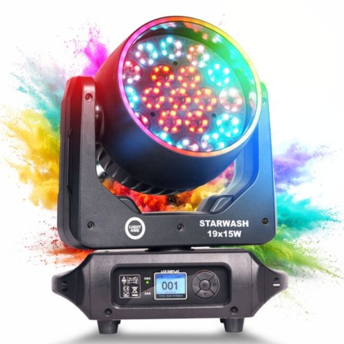 LIGHT4ME STARWASH 19x15W RGBW głowica ruchoma