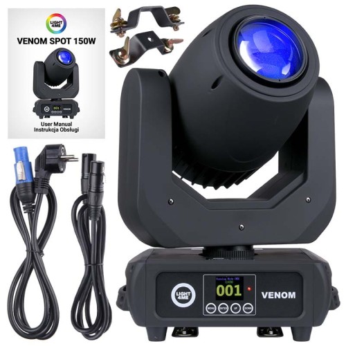 LIGHT4ME VENOM SPOT 150W głowica ruchoma LED