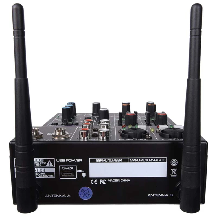 DNA MIXMIC 2 mikser audio USB Bluetooth + 2x mikro