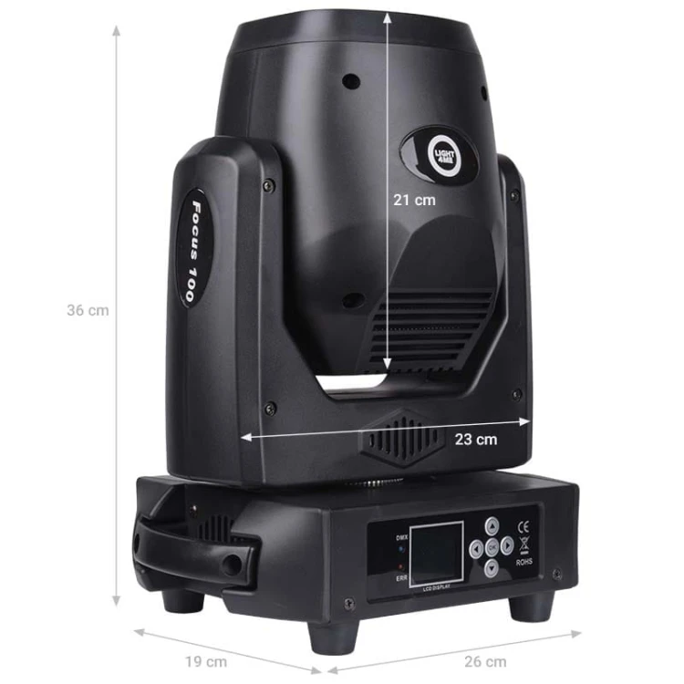 LIGHT4ME FOCUS 100 SPOT PRYZMA głowica ruchoma LED