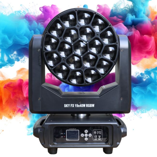 LIGHT4ME SKY FX 19x40W RGBW głowica ruchoma