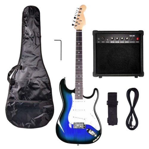 MS EG SET BLU zestaw gitarowy gitara elektryczna