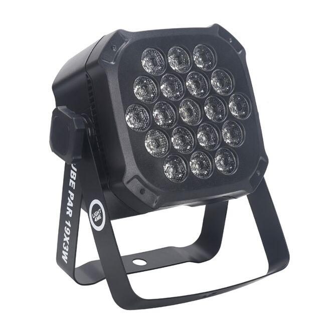 LIGHT4ME CUBE PAR 19X3W RGBW reflektor par oświetl